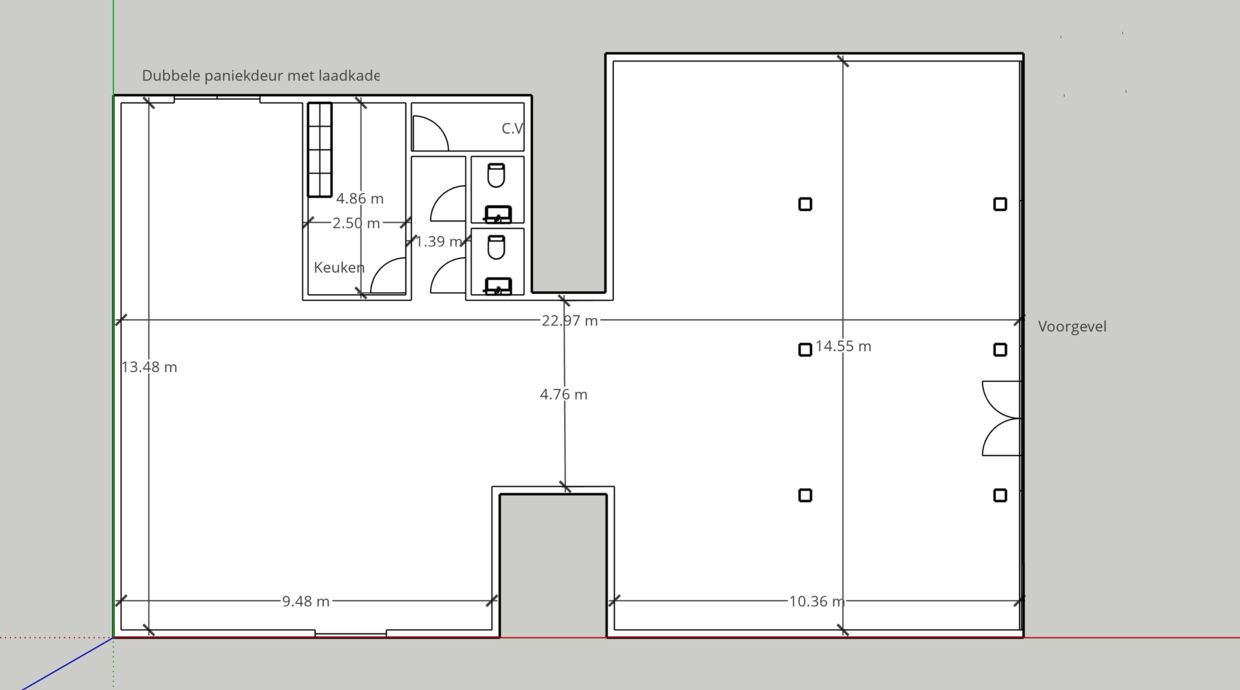 Gebouw voor gemengd gebruik te huur in Hasselt