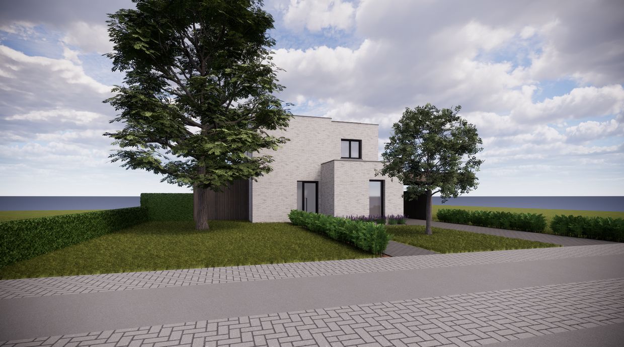 Verkaveling Neeroeteren met woningen en bouwgronden