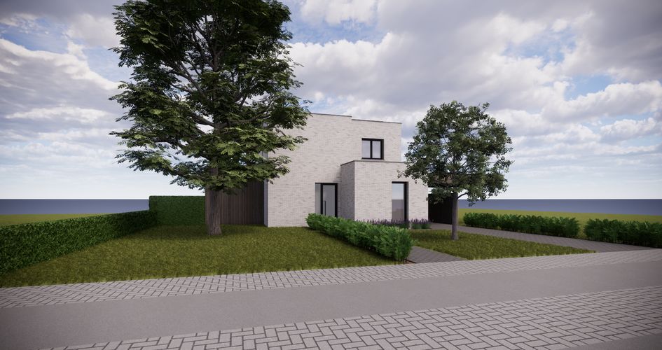 Verkaveling Neeroeteren met woningen en bouwgronden