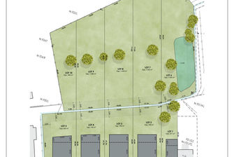 Verkaveling Neeroeteren met woningen en bouwgronden