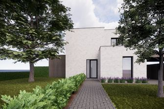 Verkaveling Neeroeteren met woningen en bouwgronden