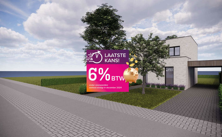 Verkaveling Neeroeteren met woningen en bouwgronden