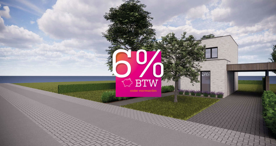 Verkaveling Neeroeteren met woningen en bouwgronden